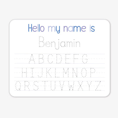 Personalized Hello My Name Is Tracing Board