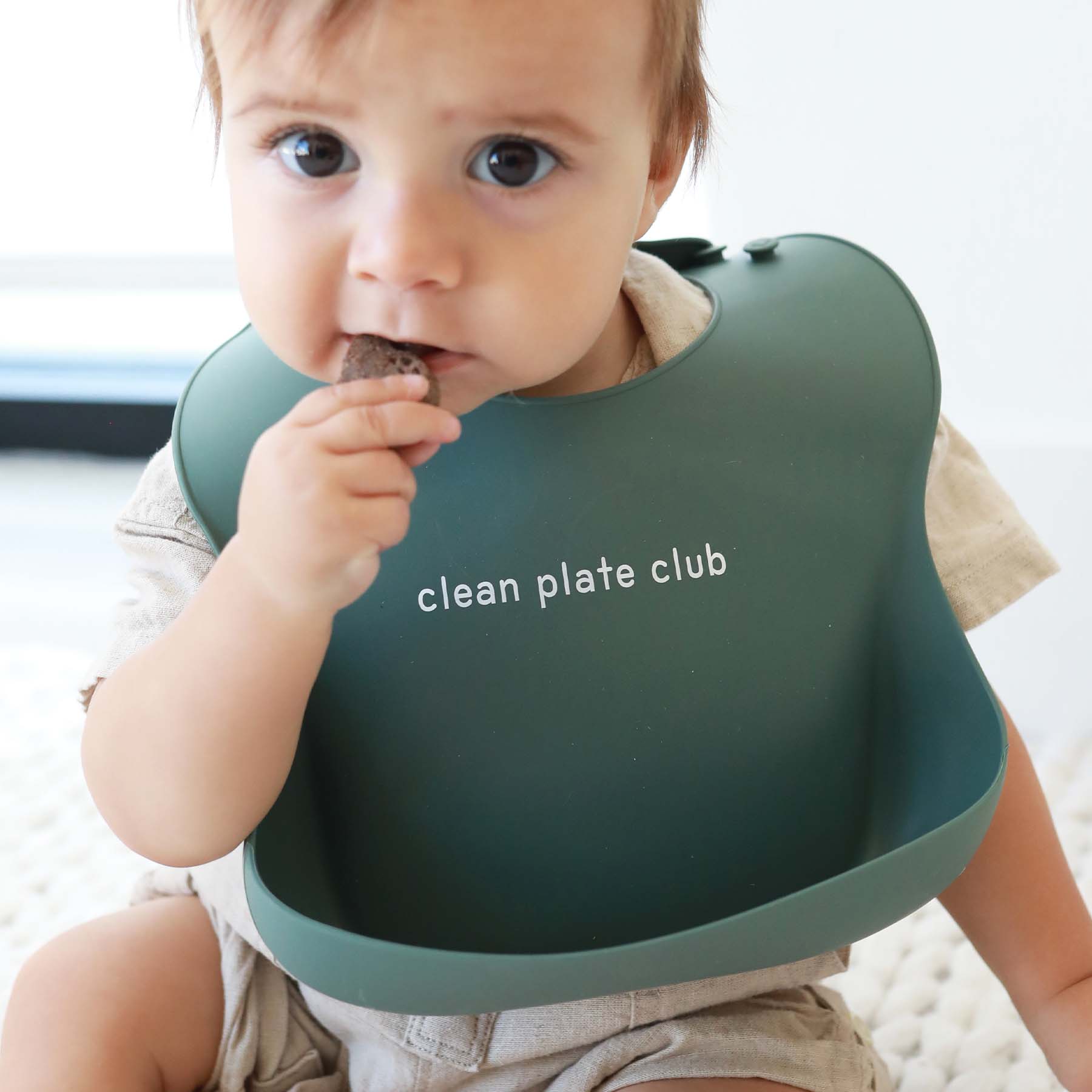 Image of Silicone Baby Bib | Clean Plate Club
