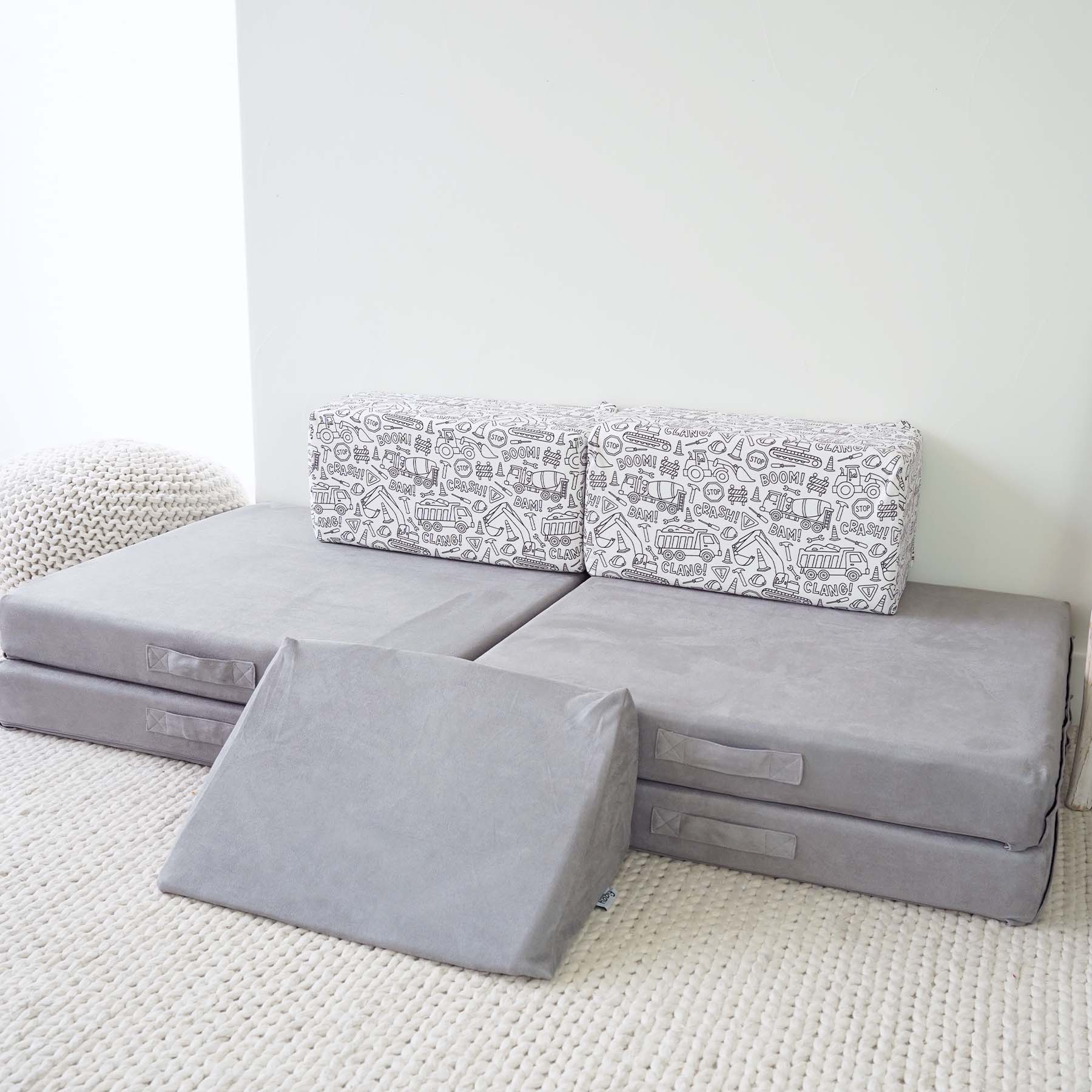 Image of The Figgy Play Couch (7 pc) with Wedge X Caden Lane
