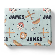 Home Run Personalized Kids Blanket Nav Image 1
