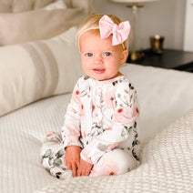 Girl Ruffle Zipper Footies | Best Sellers Nav Image 9