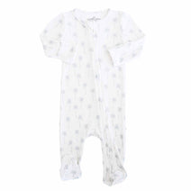 Preppy Palms Waffle Bamboo Zipper Footie Nav Image 6