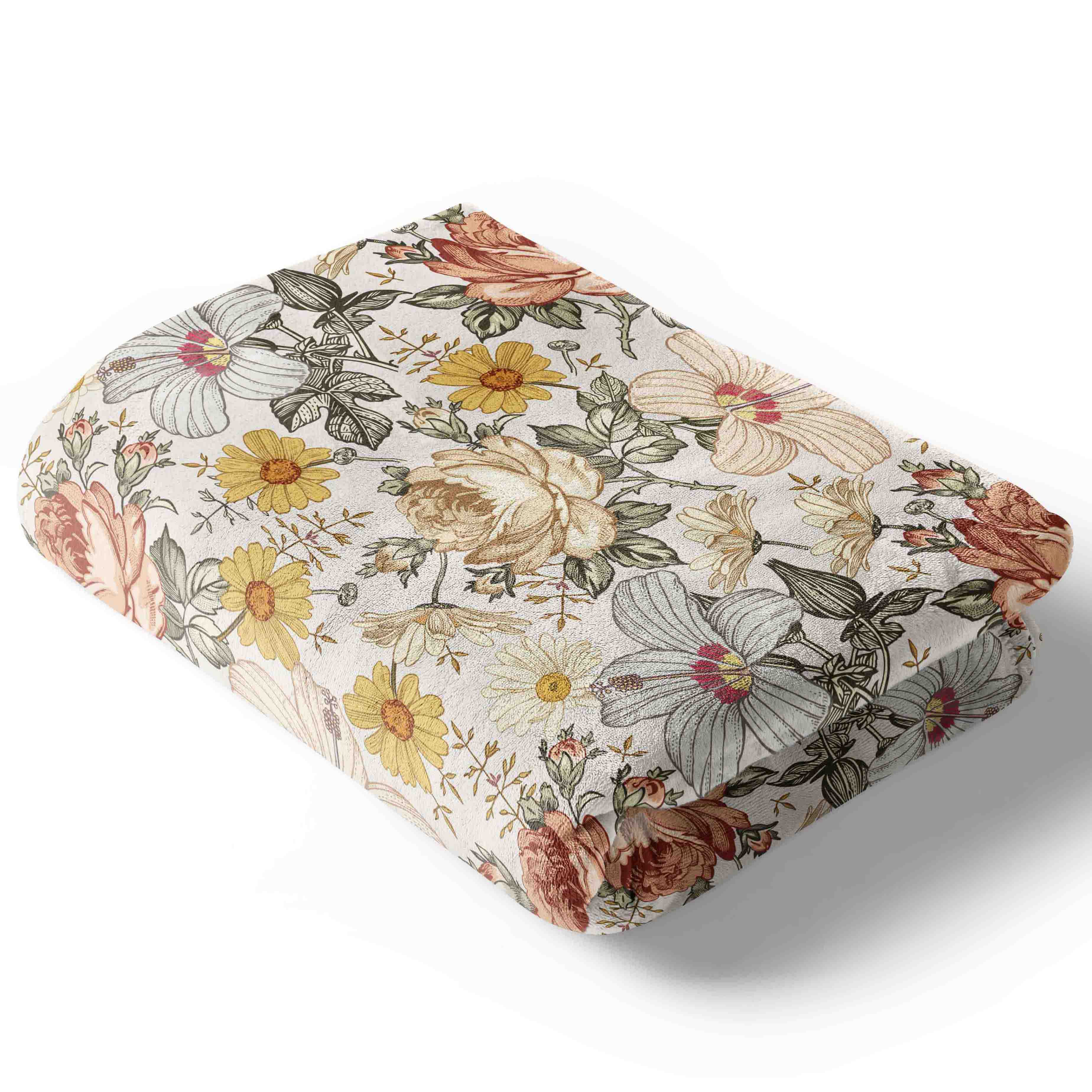 Image of Peyton's Vintage Floral Blanket