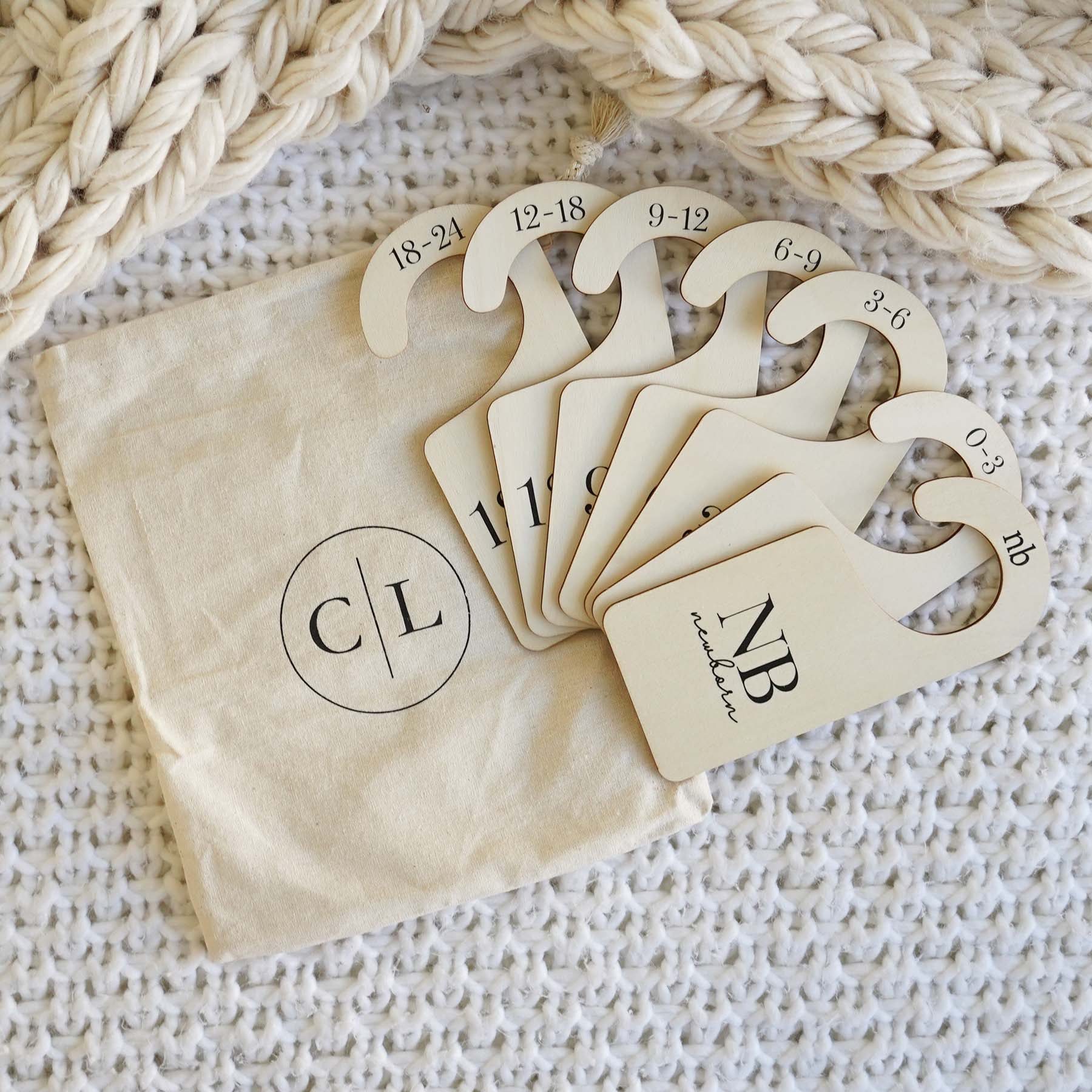 Image of Wooden Nursery Closet Dividers | Classic
