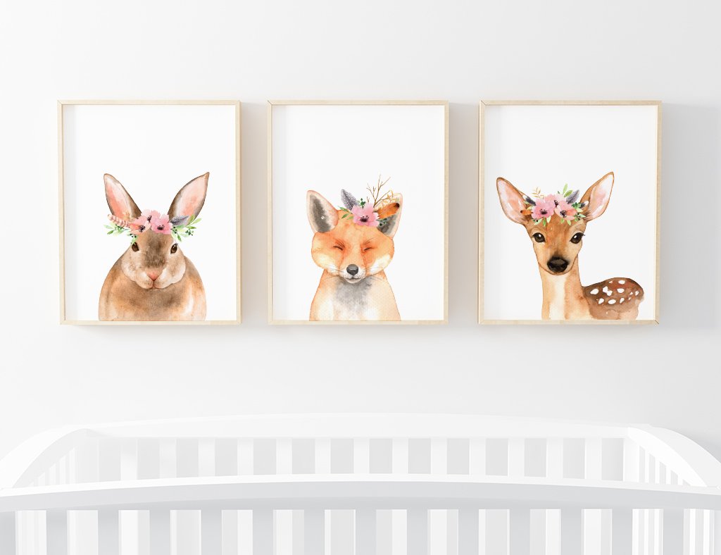 animal nursery art