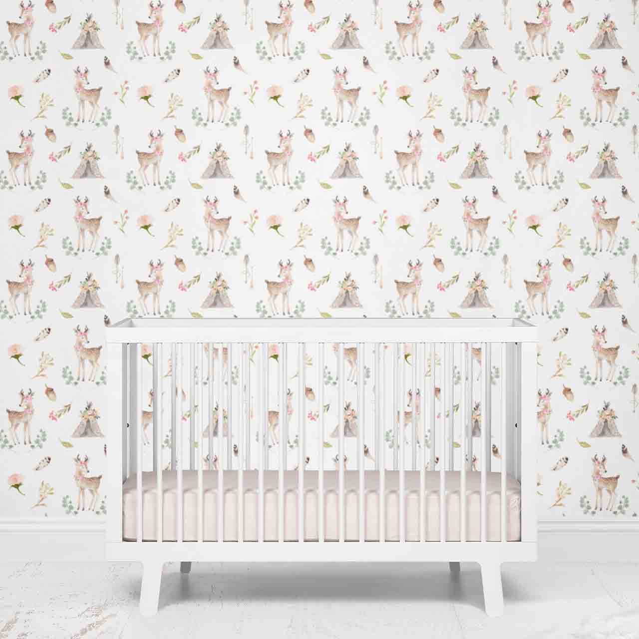 deer themed baby bedding