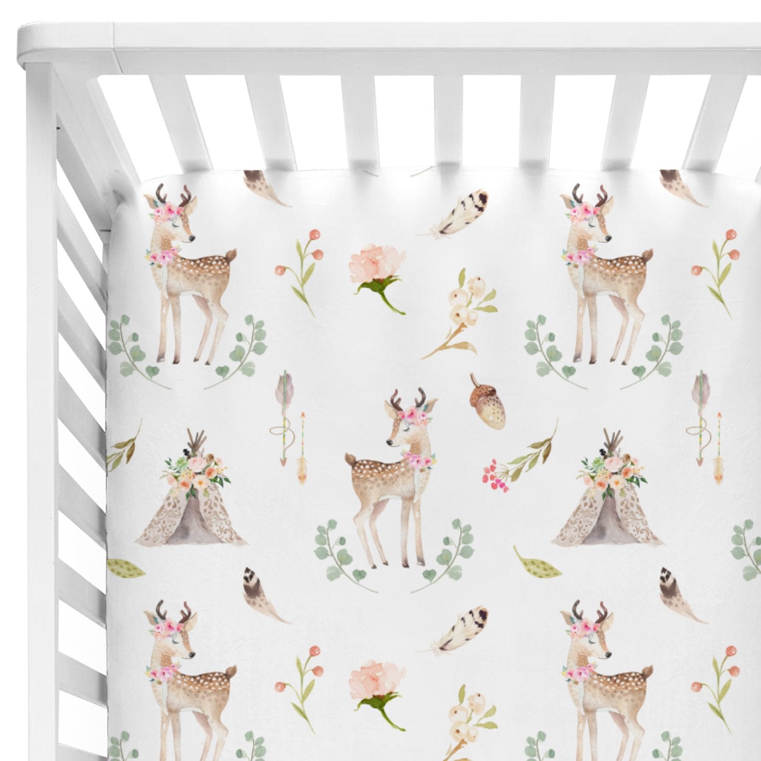 woodland cot sheets