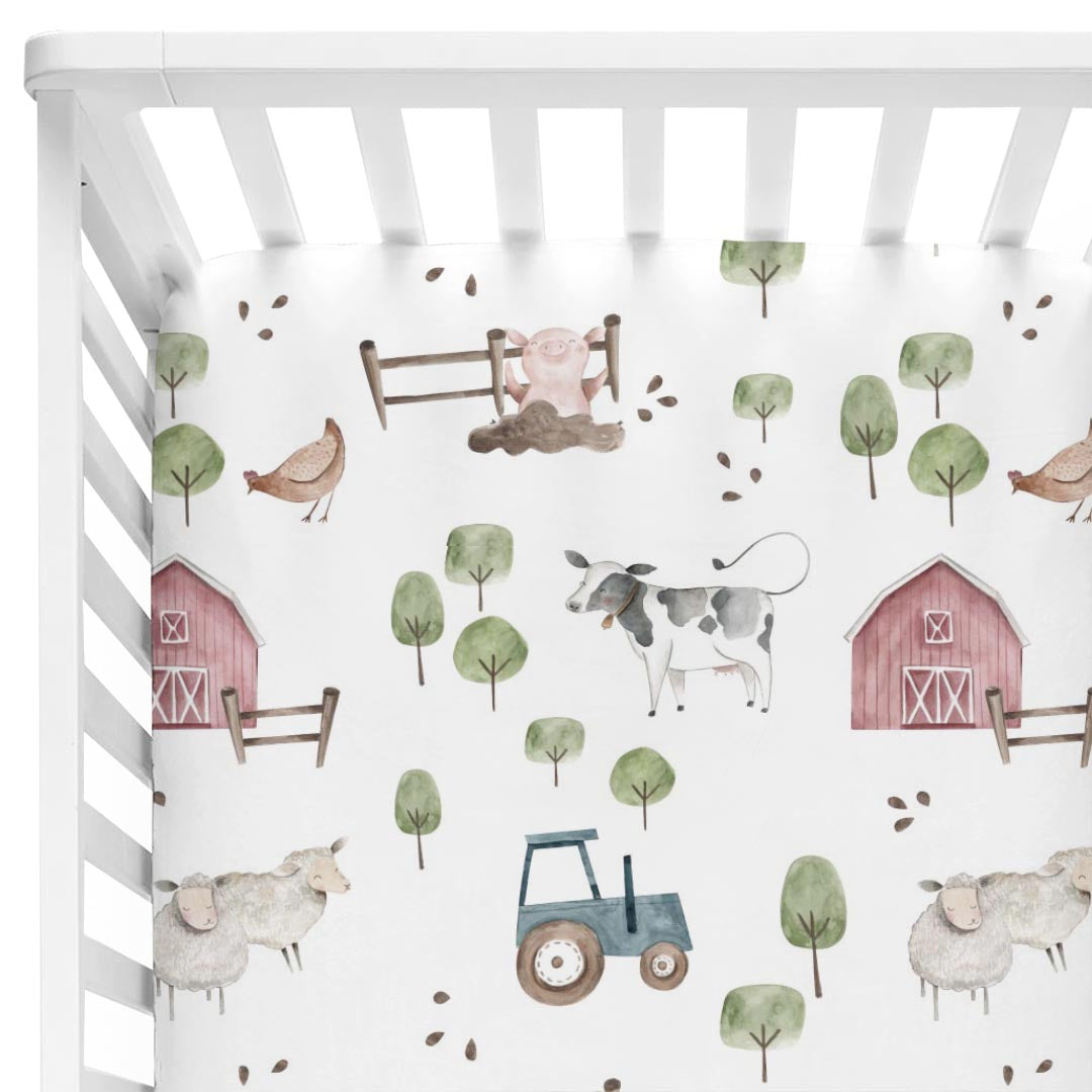 farm crib bedding