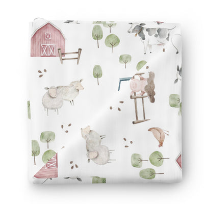 farm animal crib set