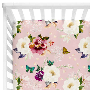 baby girl floral nursery