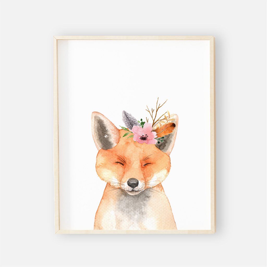 Fox Print Digital Download Animal Photography Set Of 3 Prints Animal