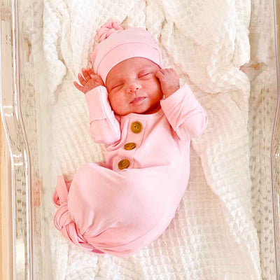 pink newborn outfit