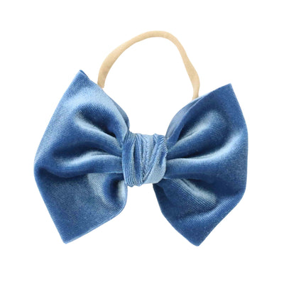 Big Velvet Toddler Hair Bow, Addison