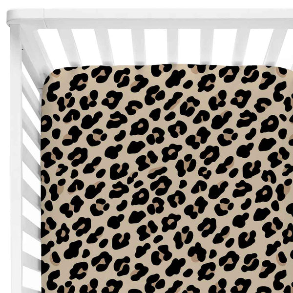 leopard crib bedding