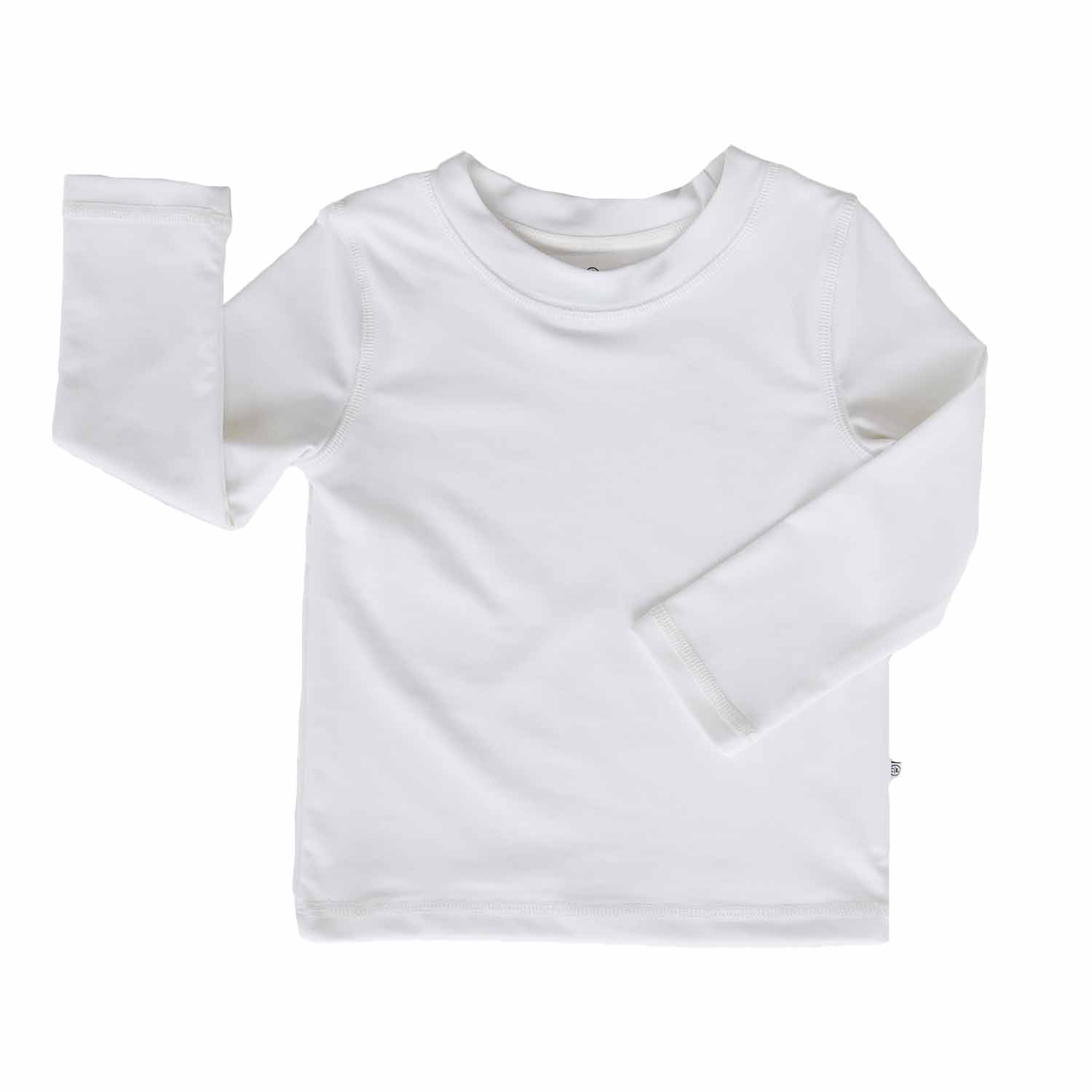 Long Sleeve Rash Guard Shirt | Shell White