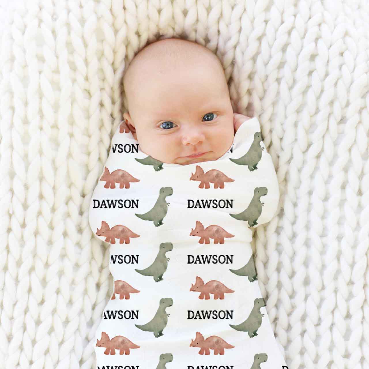 personalized dinosaur baby blanket