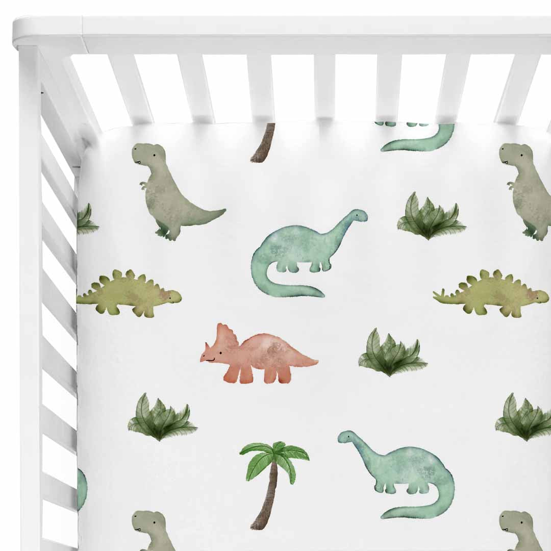 dinosaur crib sheet