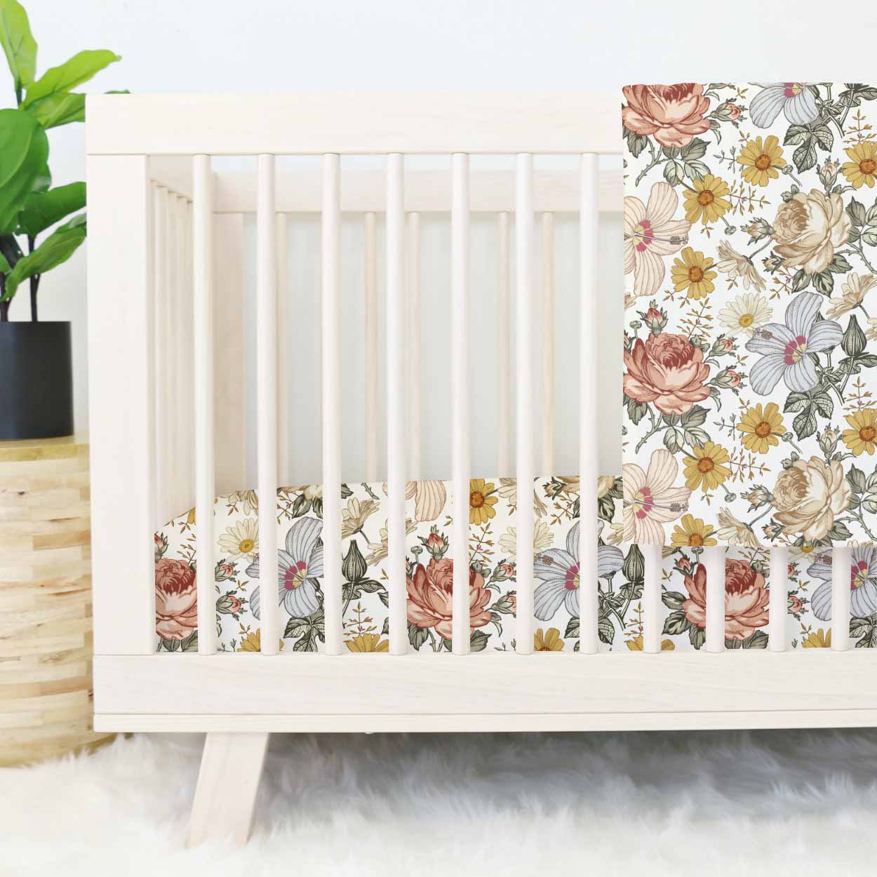 vintage crib bedding