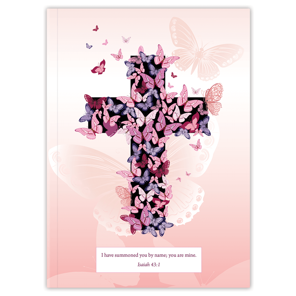 Pink Butterfly Cross