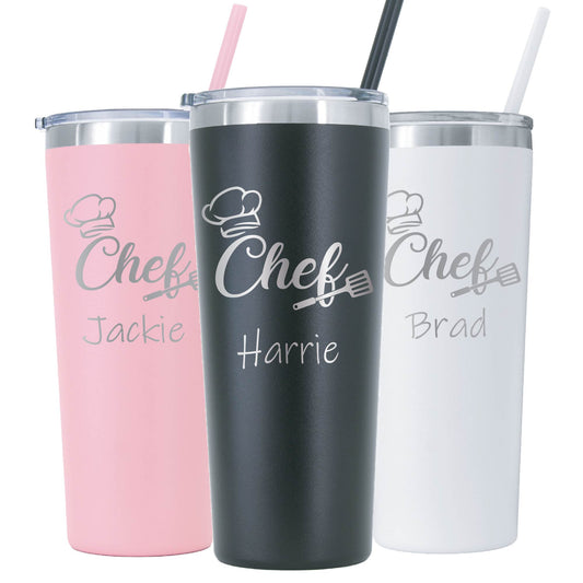 Laser Engraved Stainless Steel Insulated Tumblers