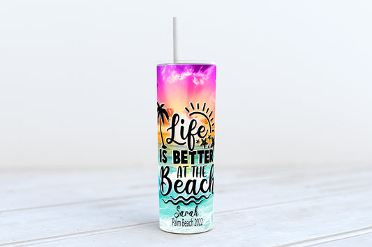 Personalized Girls Trip Cheaper Than Therapy Pilsner Style Tumbler