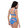 H-Town Luv Ya Blue High-Waisted Bikini