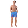 H-Town Luv Ya Blue Men's Swim Trunks