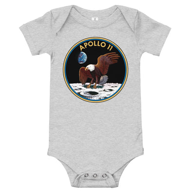 Apollo 11 Mission Patch Baby Onesie