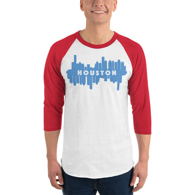 HTX City Views 3/4 sleeve Raglan Shirt