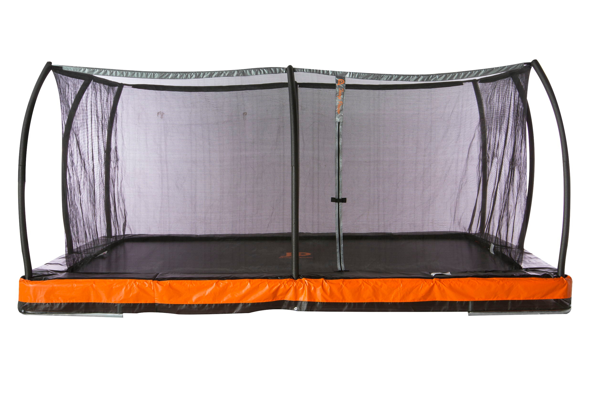 in ground rectangle trampoline