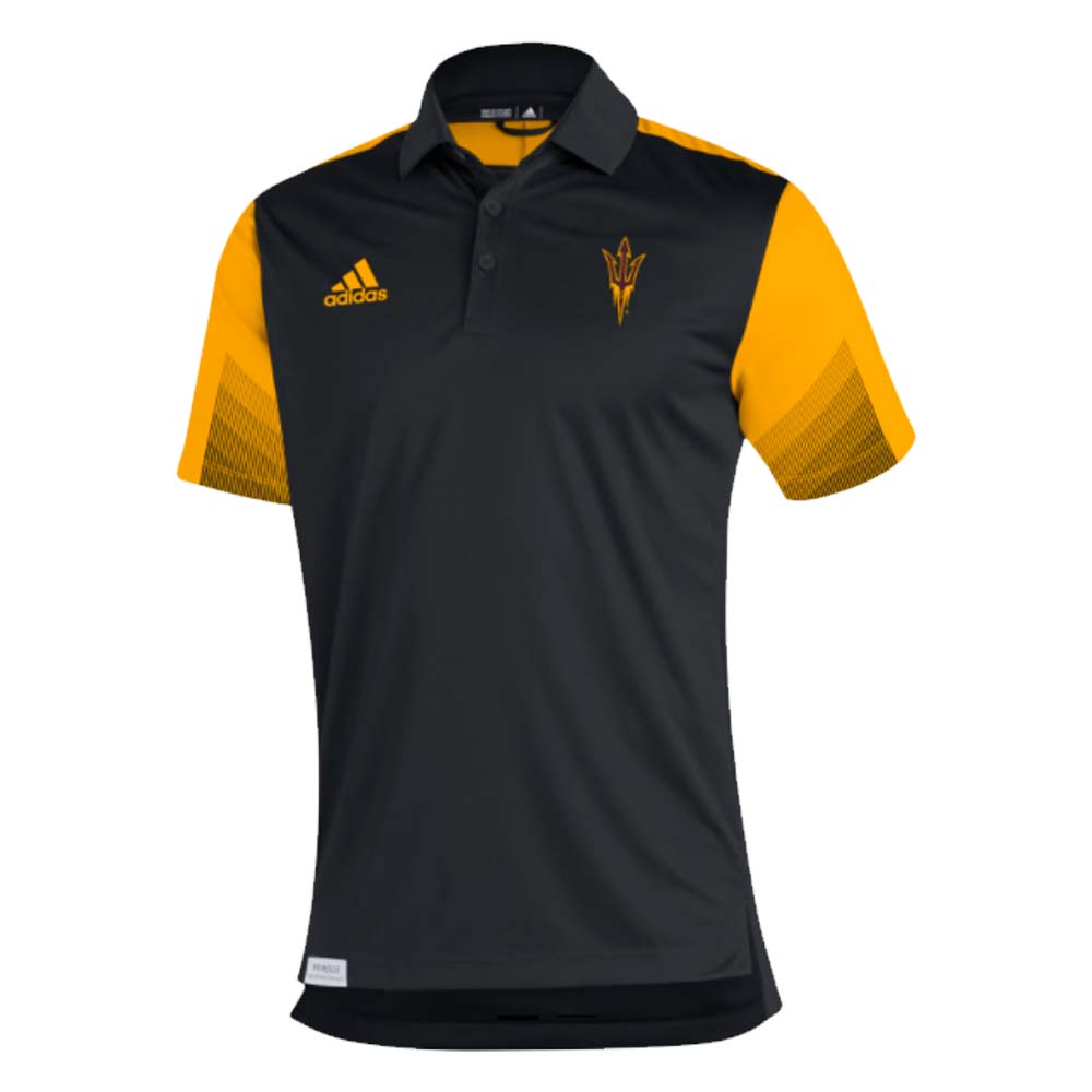 NCAA Arizona State Sun Devils Adidas 21 Sideline Polo - Black