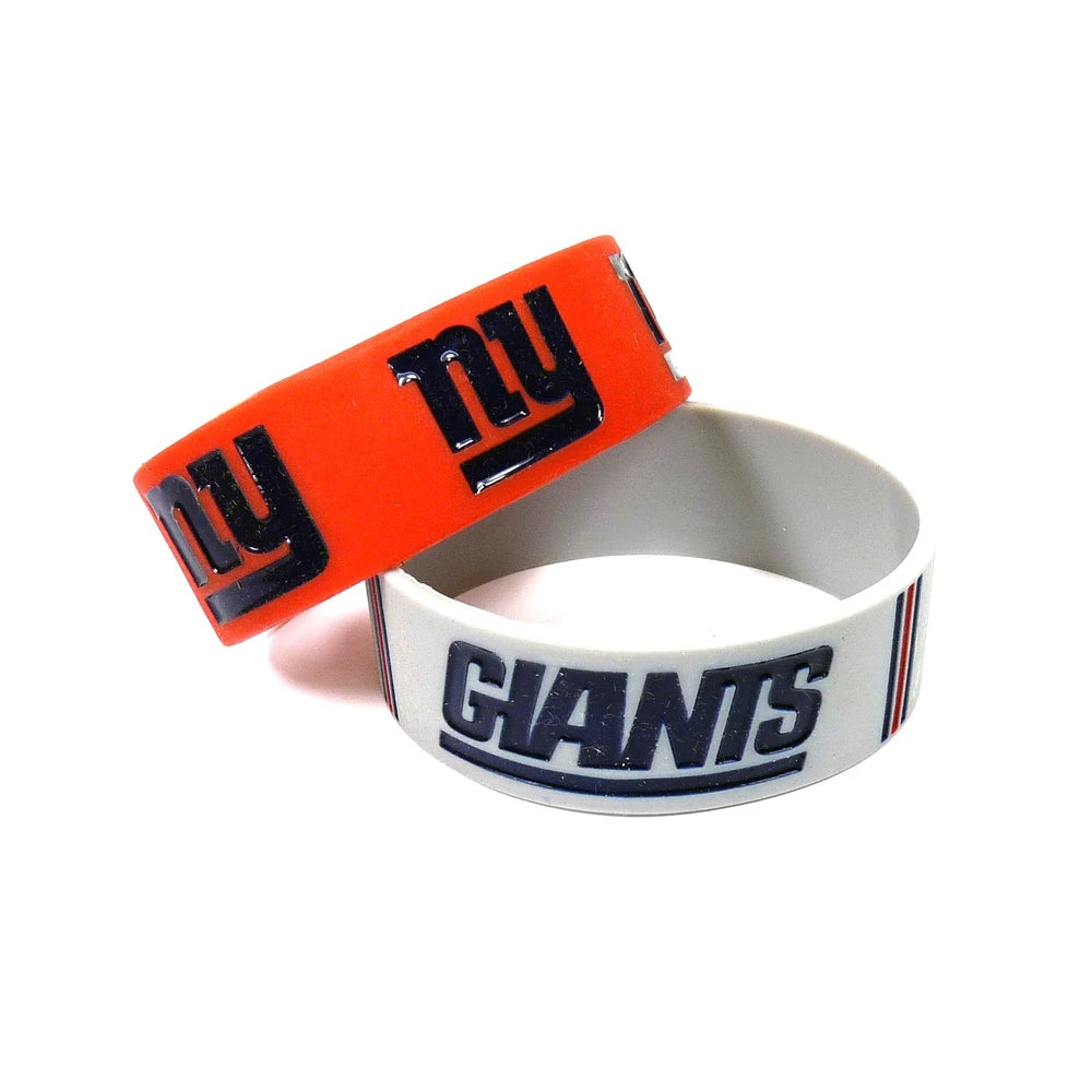 NFL New York Giants Aminco 2 Pack Silicone Bands