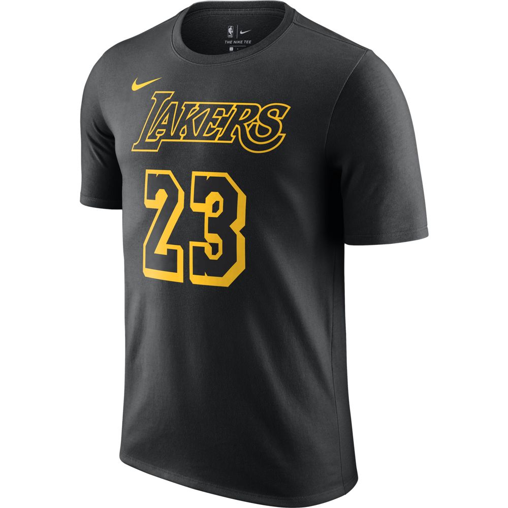 NBA Los Angeles Lakers LeBron James Nike Mamba Name & Number Tee