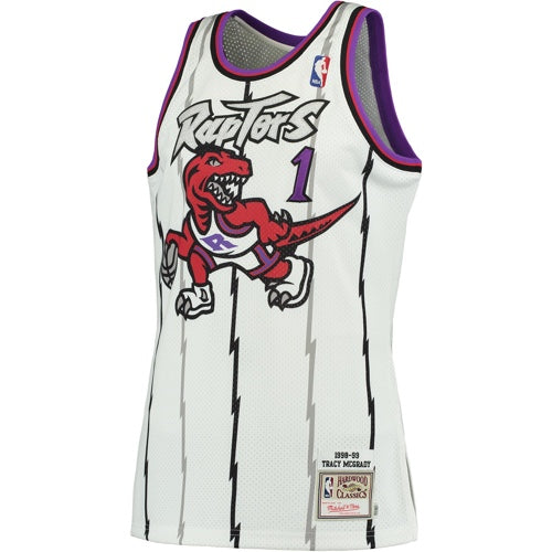 white tracy mcgrady raptors jersey