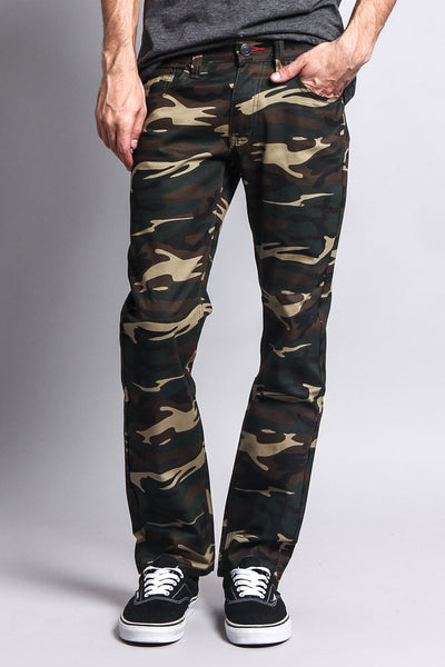 Een hekel hebben aan R impliciet Men's Camo Cargo Slim Fit Pants AR170 - GStyleUSA.com – G-Style USA