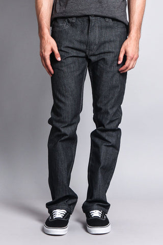 grey raw denim