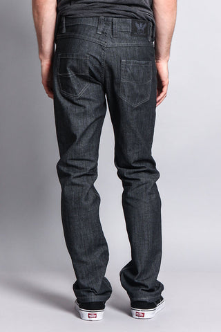 grey raw denim