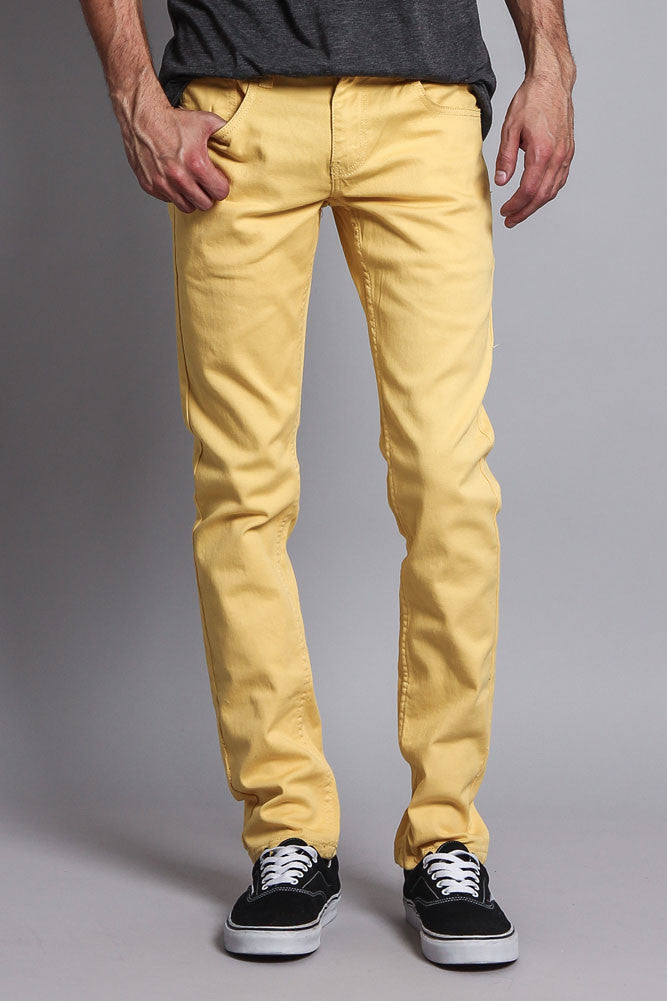 yellow colour jeans