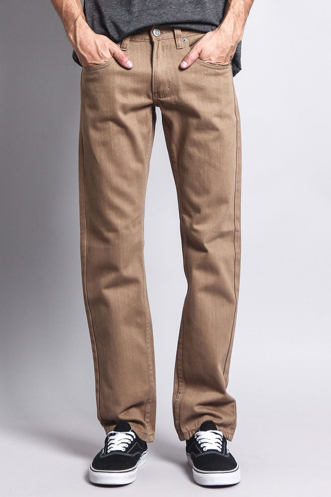 jeans khaki color