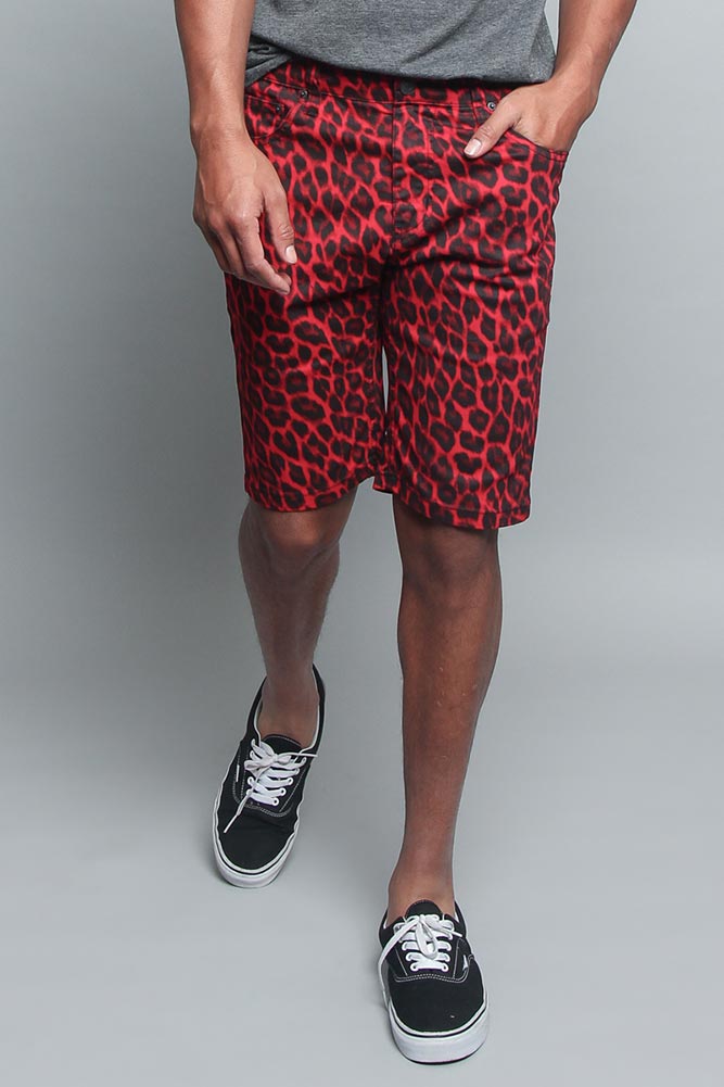 Leopard Print Shorts