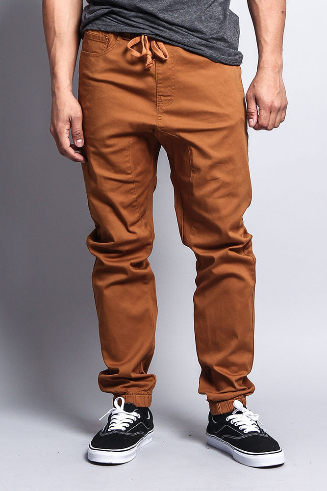 dark tan joggers