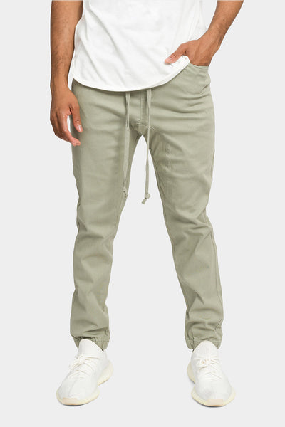 Men's Jogger Twill Pants (Khaki) – G-Style USA