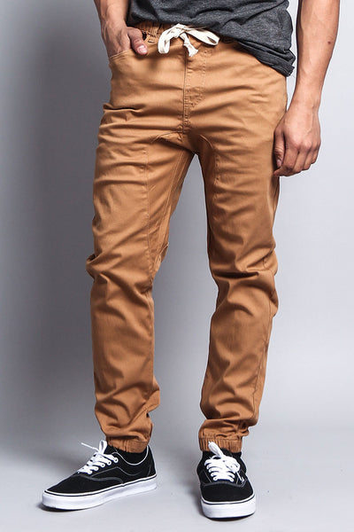 Men's Jogger Twill Pants (Khaki) – G-Style USA