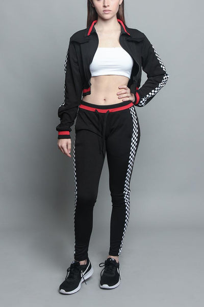 Accented Velour Track Suit – G-Style USA