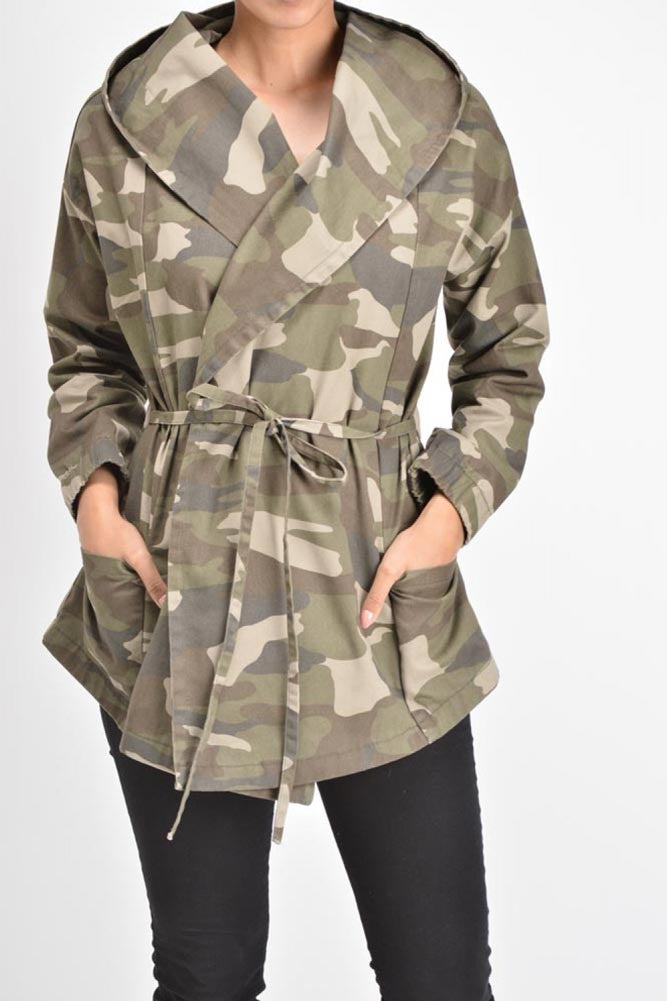 Women's Twill Hoodie Jacket