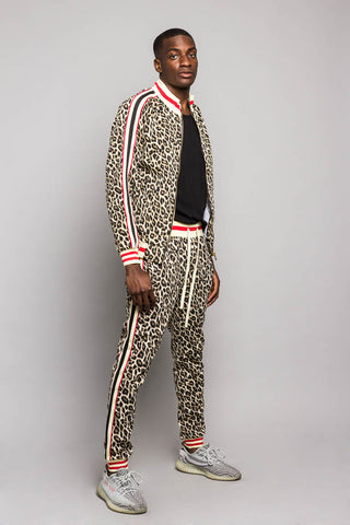 比較的美品 【STUDIO SEVEN】Leopard Tracksuit セットアップ