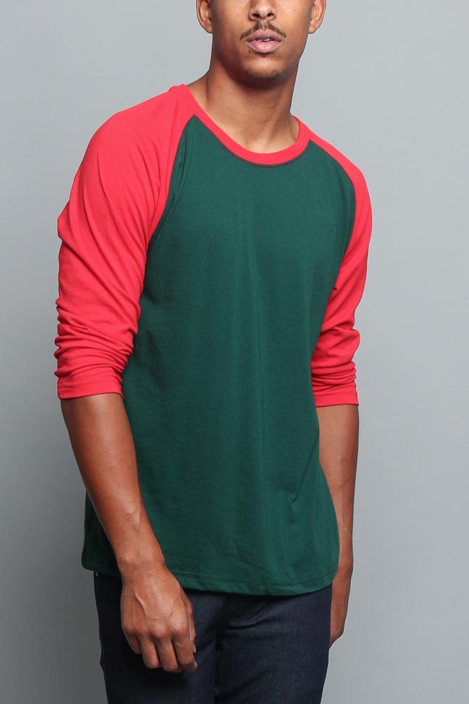 green and red t shirt