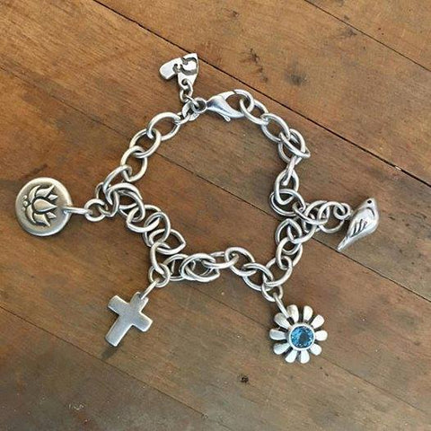 Sterling Silver Charm Bracelet