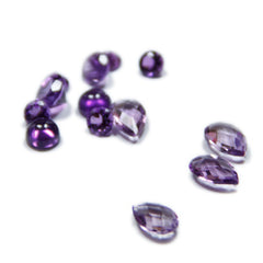 Amethyst Birthstone Charms and Pendants