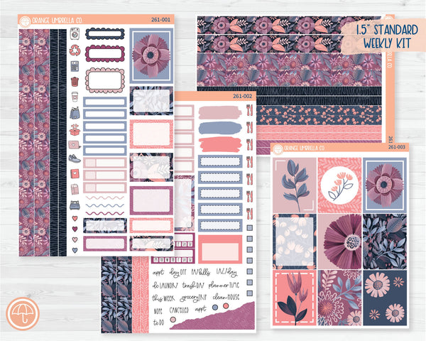 Tea and Biscuit Weekly Vertical Kit - Planner Stickers – Paper Kay